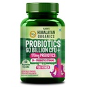 Vlado's Himalayan Organics Probiotics Supplement 60 Billion CFU+ Gut Health Supplements for women | 170mg Prebiotics and 24+ Clinically Proven Strains For Bloating, Gas, Indigestion, IBS, IBD, Gut Health – 60 Capsules for Women