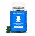 BEARVANA virsikutoetuskummid naistele | Taimne lisand 9 botaanikaga, sealhulgas Maca juur, lambalääts ja ingver | Essentsiaalsed vitamiinid | Marjamaitse | 60 Gummies