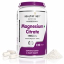 HealthyHey Nutrition Magnesium Citrate-120 Vegetable Capsules
