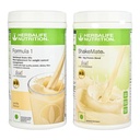 Herbalife Nutrition Weight loss Combo Pack New ShakeMate with Formula 1 Vanilla flavor (1000 gm) Protein Shake (500 g, 500 g, Vanilla, Unflavored)
