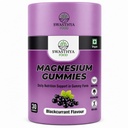 SWASTHYA AATA Magnesium Glycinate Gummies Sugar Free Vegan & Gelatin Free Chewable Magnesium Supplement For Adults Rich In Muscle Relaxation Support Bedtime Relaxation Blackcurrant Flavour
