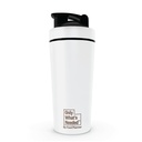 ONLY WHAT'S NEEDED Metal Shaker, 750ml, Stainless Steel, BPA-Free Cap, Rust-Resistant, Leak-Proof, for Mixing Supplements