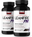 Jõufaktor LeanFire PM, kaalulangus pillid naistele ja meestele, rasvapõletaja ja üleöö kaalulangus pillid põletada rasva, suurendada ainevahetust, koos melatoniini, 60 Count (pakk 2)