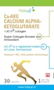 Haleup Calcium AKG Supplement with UC-II collagen | Calcium Alpha-Ketoglutarate for Cellular Energy, Bone Strength, Muscle Recovery|Healthy Ageing (1 pack X 30s count)