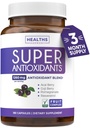 Super Antioksüdandid täiendus naistele ja meestele - kõrge potentsi Taimne ja puuvili segu Acai, Goji, granaatõuna, Elderberry & Resveratrol nahahoolduse ja immuunsüsteemi tugi - Vegan & Non-GMO - 180 kapslit