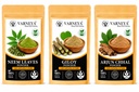 Natural Herbal Tea Ingredients Combo | Giloy Sticks, Neem Leaves & Arjun Chhal | Pack of 3