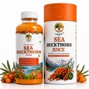 Safehub Himalayan Sea Buckthorn Pulp 300ml | Cold-Pressed Fruit Pulp | Naturally Rich in Vitamin C & Omega 3, 6, 7, 9 | Daily Wellness & Nutrition Drink