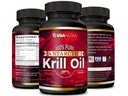 Antarktika krillõli Softgels 100% puhas Omega-3 EPA DHA astaksantiini 1000mg päevas (2 Softgels). Valmistatud USA-s