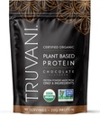 Truvani Vegan Hernevalgupulber | Šokolaad | 20g Orgaaniline Taimne Valk | 10 Servings | Keto | Gluteeni & Piimavaba | Madala carb | Lisatud suhkur
