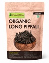 Jeevamsha Organic Long Pippali (Long pepper) pipal badi Whole | Premium Ayurvedic Spice | Naturally Dried | No Preservatives | Vegan | 100g