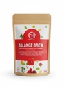 Balance Brew Daily Herbal Detox Tea 100g Helps Weight management Gut Health | All-Natural herbs Hibiscus, Garcinia Cambogia, Valerian Root & Turmeric - Caffeine-Free
