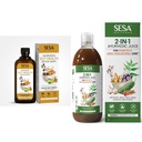 Sesa Ayurvedic Gut Health Detox Shot - 500 ml | 15 Day Gut Reset Formula | Improves Prebiotic Activity, Digestion & Metabolism | Contains Kokum, Bilva, Jeera & Hing | No Artificial Colour, Flavour &
