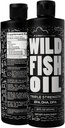 Wild Foods Vedel Omega 3 Kalaõli Lisand, Sidrun, 16 oz (2 pk) | Wild Caught, Burpless, Lõhnatu, Mitte-GMO, Gluteenivaba | DPA, DHA, EPA Triple Tugevus Omega-3 Toitumine Naistele Ja Meestele