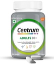 Centrum Adult 50+, World's No.1 Multivitamin with Calcium, Vitamin D3 & 21 other Nutrients for Overall Health, Strong Joints & Heart Health (Veg) 30 Tablets