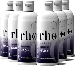 Rho Toitumine Liposomal NAD + - Vedel täiendus, mis on mõeldud imendumise toetamiseks - NAD + aktiivne vorm Aitab toetada normaalset rakulist tervist, tervislikku vananemist, energia ainevahetust ja elujõudu - 6 paketti