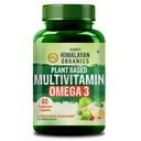 Vlado’s Himalayan Organics Omega-3 Capsules with plant based Multivitamin with Vitamin B1,B2,B3,B5,B6,B7,B9,B12, C, D3, E, K2, Chromium, Magnesium, Zinc, EPA & DHA - 60 veg capsules