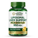 Vlado’s Himalayan Organics Liposomal Liver Support with Milk Thistle 950mg | Curcumin, Ginger & Dandelion Extract | With Multivitamins & Amino Acids | 60 Veg Capsules