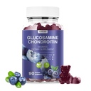 Glükoosamiin Chondroitin Gummies - 3000MG ekstra tugevusega ühine tugilisa MSM & Elderberry, paindlikkus, antioksüdantne immuunsüsteemi tugikummi täiskasvanutele, meestele ja naistele 90 mustikakummid