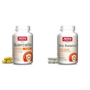 Jarrow valemid Quercetin 500 mg- Bioflavonoid-Quercetin Dietary Supplement-200 Servings - Toetab tervislikku rakufunktsiooni & Tsinc Balance 15 mg- 100 Servings - Sisaldab vask- olulist mineraali
