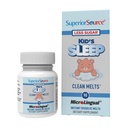 Superior Allikas Kid's Sleep Clean sulab - Premium Sleep Supplement lastele - sisaldab melatoniini, L-Theanine & GABA - Vähem suhkrut - Mitte-GMO, Gluteenivaba - 90 MicroLingual Instant-Dissolve sulab