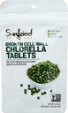 Sunfood Superfoods Chlorella Tablets - Chlorophyll, Chlorella Supplement, Chlorophyll Pills, Broken Cell Wall Algae Capsules, Non GMO, Vegan - 2 oz Bag