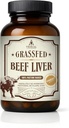 Grass Fed Beef Liver Capsules, 45-Day Supply, Key Nutrients for Enhanced Energy, Mental Clarity & Mood, 100% Pasture-Raised & Hormone-Free, 180 Freeze Dried Liver Pills (3000 mg)