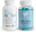 Rad Oral Probiootikumid Hammaste ja Igemed Rad Suu Hambatundlikkus - Hambaarsti Formuleeritud Probiootikum Lactobacillus Reuteri ja Multivitamiini tugevdada igemeid, hambaid ja lõualuud