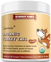 Wonder Paws Orgaaniline Türgi Saba Seenekoertele - Võimas Türgi Saba Koertele Seenepulber immuunsuse, hingamise, seedimise ja rakulise tervise jaoks - Beeta-Glükaanide Ja Polüsahhariididega - 2,12 oz