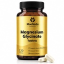 Magnesium Glycinate 120 Tablets | Highly Absorbable Magnesium Source | Gentle on Stomach | Daily Mineral Supplement