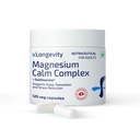 Magnesium L Theanine (Nutraceutical) Sleep Capsules 120 Qty - 2410 mg Calm Complex, Chelated Magnesium, Glycine, Suntheanine | Lap-Tested supplement | Muscle Relaxation, 300 mg per serving, 4 capsules/day