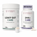 Autoimmunity Care ZMA Care and Autoimmunity Care Leaky Gut Care Supplement Bundle