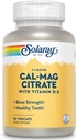 SOLARAY Cal- Mag Citrate w/D 2 1: 1 | 90 VegCaps