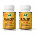 VITARUHE® R-Alpha Lipoic Acid (Combo of 2), high Dosage, 300 Mg Per Capsule, Vegan, 6 Month Treatment, Natural Form Of Thioctic Acid, Quality Product, Bioactive dietary supplement without unnecessary additives