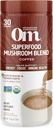 OM MUSHROOM SUPERFOOD Coffee Blend – Organic Arabica koos Lion's Mane, Cordyceps, Reishi, Turkey Sail & Ginkgo – toetab energiat, fookust ja selgust – 6,24 oz Canister (30 Servings)