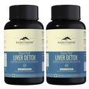 Rasayanam Liver Detox Supplement 1000mg | Milk Thistle and NAC | 80% Silymarin | Added herbs like Kutki, Kalmegh, Turmeric, Dandelion, Zinc & more | Supports Detox, Digestion, Energy & Daily Liver Wellness - 60 Tablets each (Pack of 2)