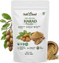Soil&Soul 100% Organic Harad/Haritaki Powder (100G), Wild Forest Grade, Fine Mesh Grind, Digestive Health | Jaivik Bharat Certified | Terminalia Chebula | Kadukkai Podi/Karakkaya Pudiyamu | No Added Preservatives
