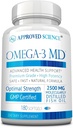 Omega-3MD - kalaõli EPA ja DHA - kognitiivse tervise parandamine - 1 pudel - 3 kuu pakkumine