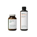 Vetikate Cal Bundle - kõik looduslik kaltsiumilisandi VIT D3 & K2, magneesiumi, boori ja jälgede mineraalid ja kolmekordne võimsus Omega-3 kalaõli Looduslik vedelik emulsioon EPA DHA kurkumiini, astaksantiin