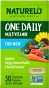 Naturelo, üks igapäevane multivitamiinikapslid meestele, 30 loend