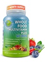 Vegan Terve toit Igapäevane multivitamiin ilma rauata, Metüülitud multivitamiin naistele ja meestele, valmistatud puuviljadest ja köögiviljadest, B-kompleks, probiootikumid, ensüümid, CoQ10, omegad, kurkum, mitte-GMO, 180 loend