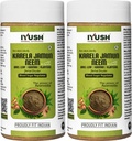 IYUSH Herbal Ayurvedic of Karela Jamun Neem Powder with Gudmar, Vijaysar, and Bael Leaf, (pack of 2), 250gm each