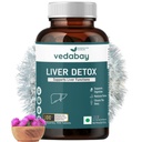 Liver Detox Ayurvedic Supplement, Fatty Liver Medicine, Liver Cleanse Tablets for Men and Women, Milk Thistle and Dandelion Extract, 90 Tablets