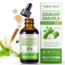 Soursop Graviola Vedelad tilgad - Soursop Bitters Vedelik - Soursop Leaves Extract - Natural Antioxidant - Cell Support & Regeneration - Immune Boost - Relax - Maks ja uni (1)