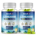 L-Theanine Gummies 400mg, närimistable Theanine Supplement täiskasvanutele ja lastele 4+, Natural Stress Relief, zzZ & Focus Supplement, Vegan, Madal suhkur, Non-Drowsy, Sidrun Maitse, 120 närimistabletid