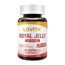 Lovita Royal Jelly 333 mg, 3: 1 kontsentraat, 20mg 10-HDA, Natural Source Super Food, toetab naha tervist ja energia tootmist, 60 kapslit