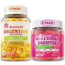 Bundle: Ingveri närimiskoe lisakummid ja inositoolkummied Ideaalne 40: 1 suhe Myo & D-Chiro Inositool