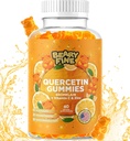 Quercetin koos Bromelain Gummies - Vitamiin C + tsink & Vitamiin D3 - Extra Tugevus Immune Support Booster - 60 Quercetin Gummies - Valmistatud USA