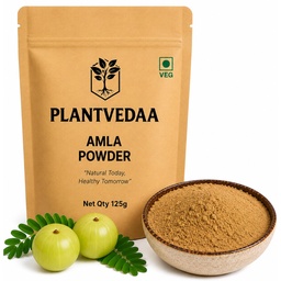 Pure Amla Powder 125 Grams For Hair Growth, Skin Care | Amla Powder (Indian Gooseberry) Pure Seedless Edible | Rich in Antioxidants