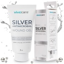ViveCare Silver Wound Gel – Anti-Microbial Healing Ointment for Burn Relief