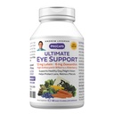 ANDREW LESSMAN Ultimate Eye Support 60 Softgels - 12mg Lutein, 6mg Zeaxanthin, Bilberry, peamised toitained, et toetada silmade tervist ja edendada tervislikku visiooni. Ei mingeid lisaaineid. Kergesti alla neelatavad sohvakesed
